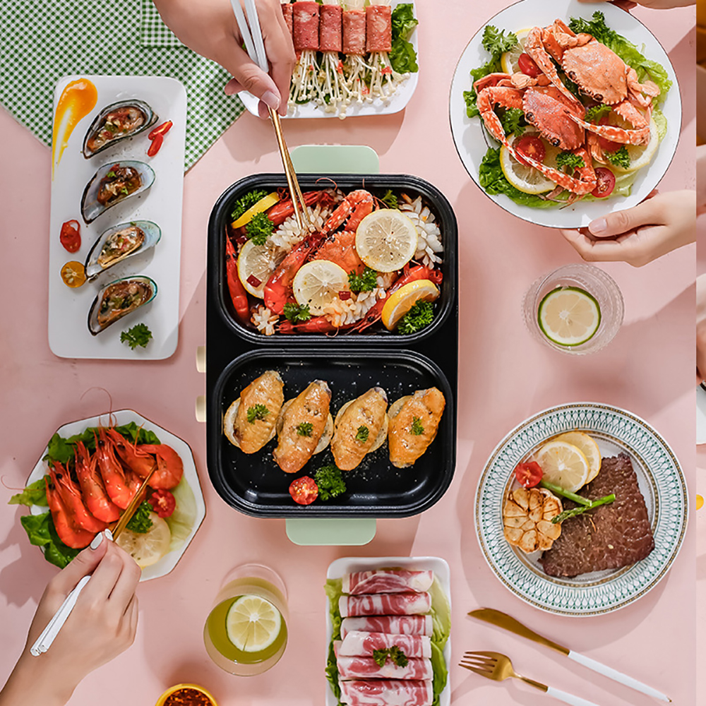 二合一铝合金早餐机